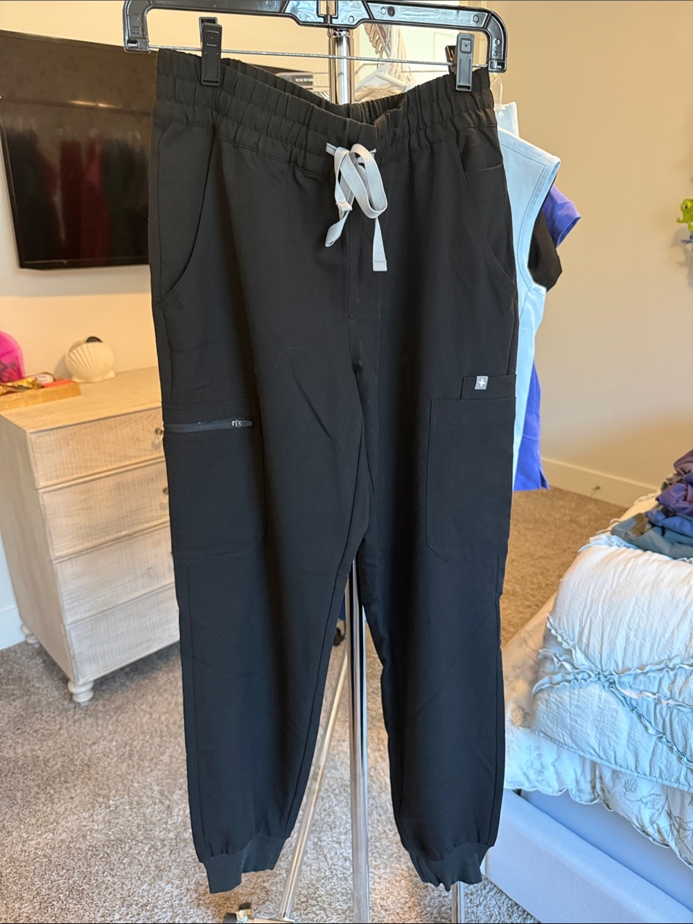 Figs Black Zamora Jogger - Small
